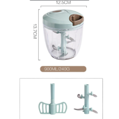 Procesador con tapa y mezclador 900ml