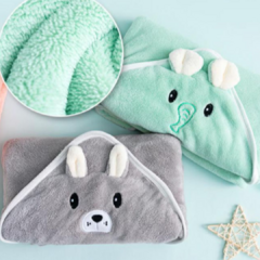 Toallón para bebe con capucha - comprar online