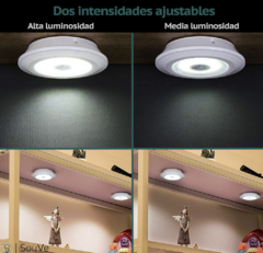 Set De 3 Luces Led Con Control Remoto