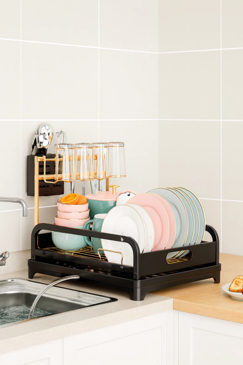 Escurridor c/portavasos y cubiertero - comprar online
