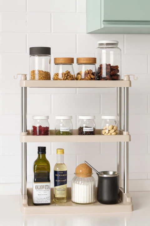 Organizador de cocina 3 niveles - comprar online