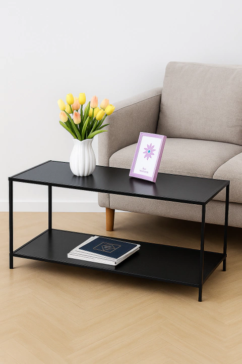 Mesa de centro rectangular minimalista - comprar online