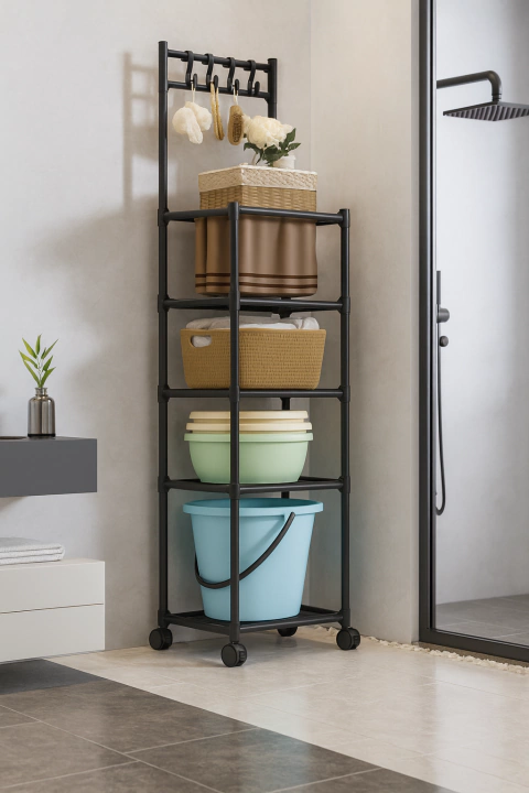 Estante organizador movible 4 estantes - comprar online