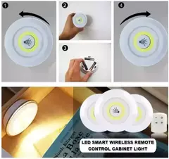 Set De 3 Luces Led Con Control Remoto - Green Bazar