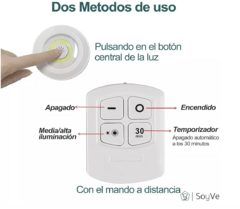 Set De 3 Luces Led Con Control Remoto en internet
