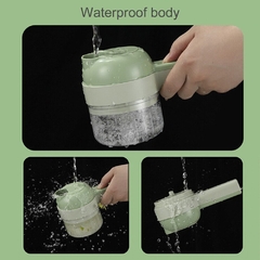 Cortadora con USB y cepillo con 3 cuchillas - Green Bazar