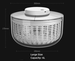 Centrifugador De Lechuga con USB - 6 Lts - tienda online