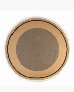 Alfombra redonda de yute 120 cm - comprar online