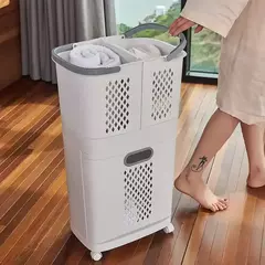 Organizador De Ropa C/ Cesto Removible - comprar online