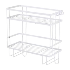 Organizador doble de baño c/autoadhesivo - Green Bazar