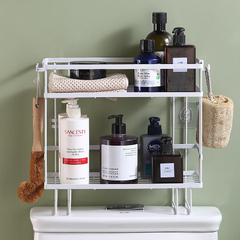 Organizador doble de baño c/autoadhesivo en internet