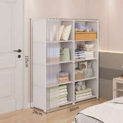Armario con cortina 8 o 10 estantes - Green Bazar