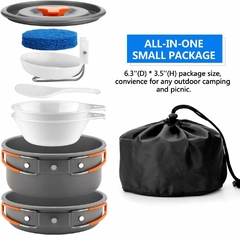 Set de cocina y utensilios para camping en internet
