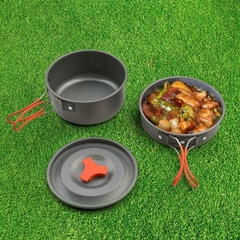 Set de cocina y utensilios para camping