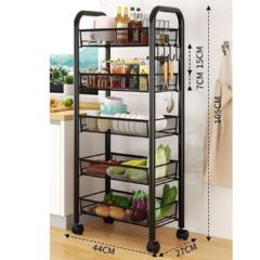 Carrito 5 niveles con ruedas 105 X 44 CM - Green Bazar