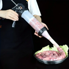 Embutidora de carne con 4 tubos