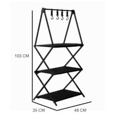 Soporte Plegable de Ollas 3 Niveles - Green Bazar