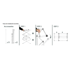 Tender 3 niveles extensible - tienda online