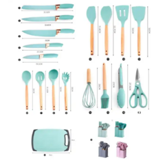 Set de 19 Utensilios de cocina - tienda online