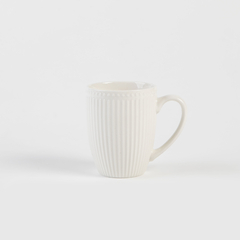 Set de tazas porcelana blanca X4 en internet
