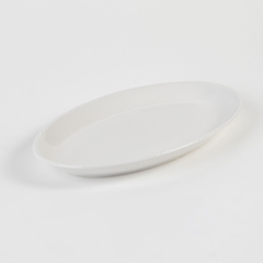 Plato ovalado porcelana blanca - 2 medidas