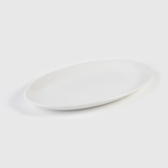 Plato ovalado porcelana blanca - 2 medidas - comprar online