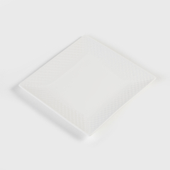 Set de platos cuadrado X6 con detalles