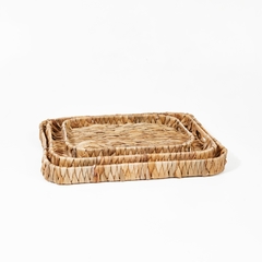 Bandeja x3 U rectangular con manija - Green Bazar