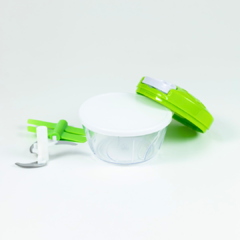 Procesador 400 ml con tapa y mezclador