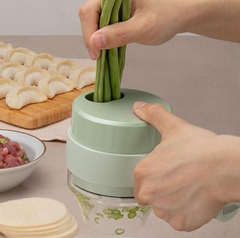 Cortadora de Vegetales Eléctrico con USB y cepillo - comprar online