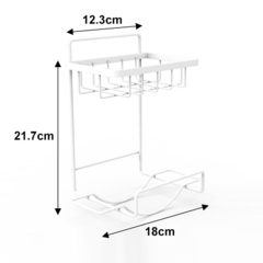 Organizador de baños con portarollos - Green Bazar