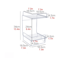 Estante de ducha 2 niveles - tienda online
