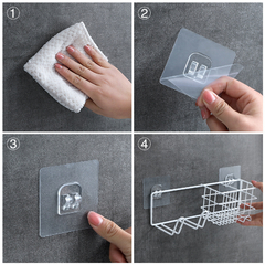 Organizador de baño autoadhesivo - Green Bazar