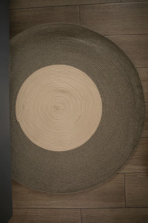 Alfombra redonda de yute 120 cm - comprar online