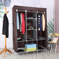 Ropero grande 6 estantes y percheros - comprar online