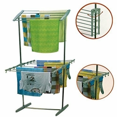 Tender De Ropa Vertical 2 Niveles - tienda online