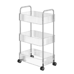 Carrito transparente moderno 3 niveles - comprar online
