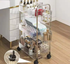 Carrito de acrilico 3 niveles - tienda online