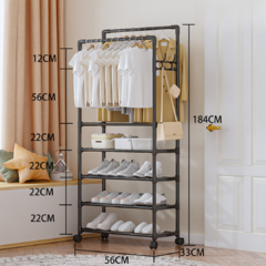 Perchero doble 3 o 5 estantes - Green Bazar