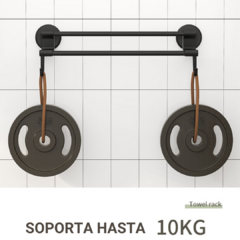Toallero doble de pared