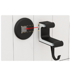 Toallero doble de pared - comprar online