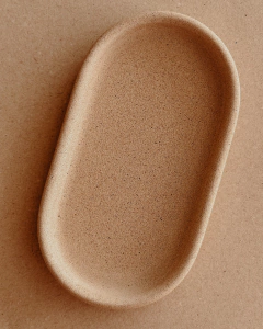 BANDEJA OVAL AREIA - Divina Flor