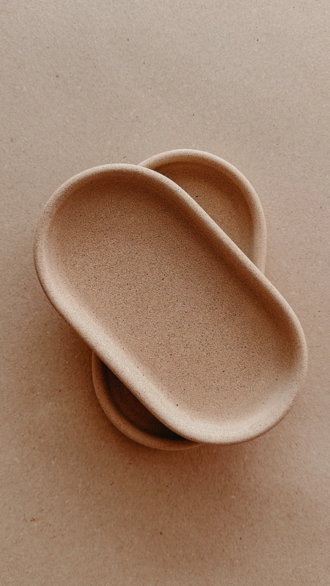 BANDEJA OVAL AREIA - comprar online