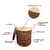 Bolachas 10cm Porta Copo Mdf Cru - comprar online
