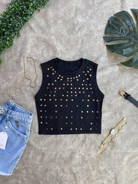 Blusa Love Preto