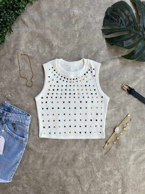 Blusa Love Branca