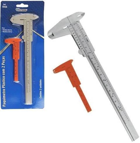Kit paquímetro de plastico