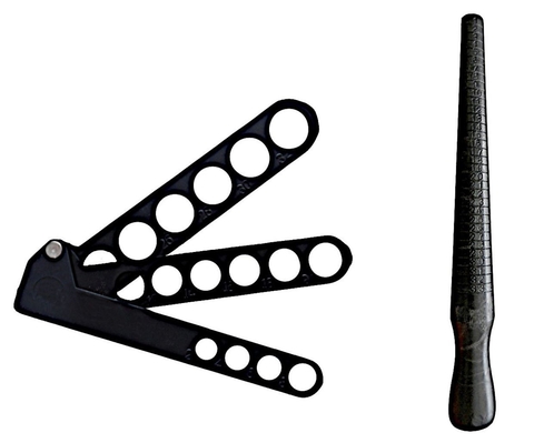 Kit Aneleira Régua 2 Ao 32 + Bastão Medidor 1 Ao 33 Plastico