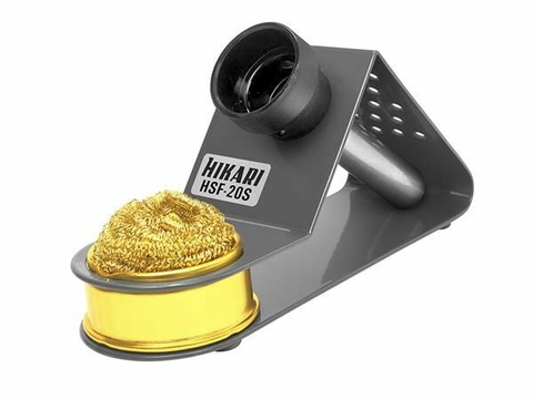 Suporte para ferro de solda com limpador