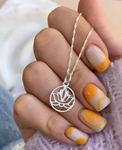 DIJE FLOR DE LOTO